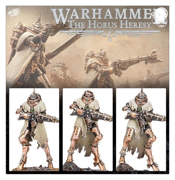 Набор миниатюр HORUS HERESY: MECHANICUM - SKITARII BATTLE-PILGRYM CORPUS 99123016010 фото