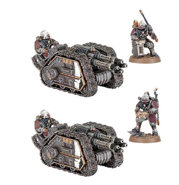 Набор миниатюр HORUS HERESY: SOLAR AUXILIA - RAPIER DIRECT FIRE BATTERY 99123005018 фото
