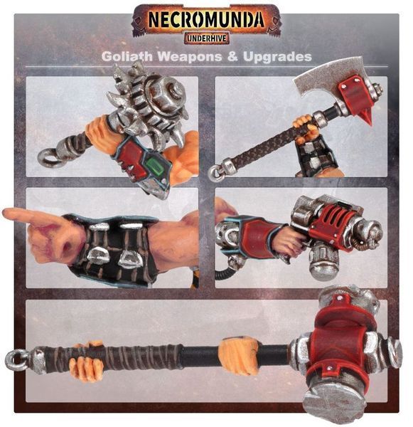 Набор WARHAMMER 40000: NECROMUNDA - GOLIATH WEAPONS AND UPGRADES 99120599027 фото