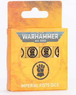 Кубики для гри WARHAMMER 40000: IMPERIAL FISTS DICE 99220101037 фото