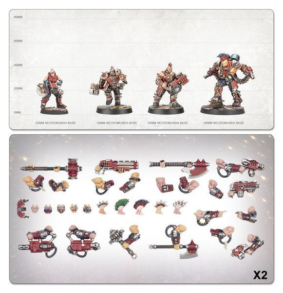 Набор миниатюр NECROMUNDA: GOLIATH UNDERHIVE CREW 99120599095 фото