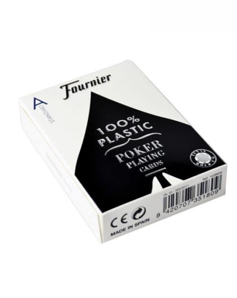 Карты игральные Fournier 2500 100% Plastic Standard Index (red, blue) 10016249 фото