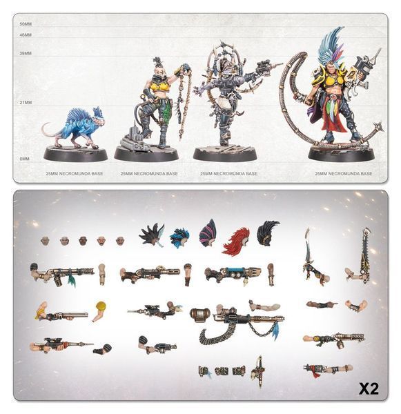 Набор миниатюр NECROMUNDA: ESCHER UNDERHIVE CREW 99120599094 фото