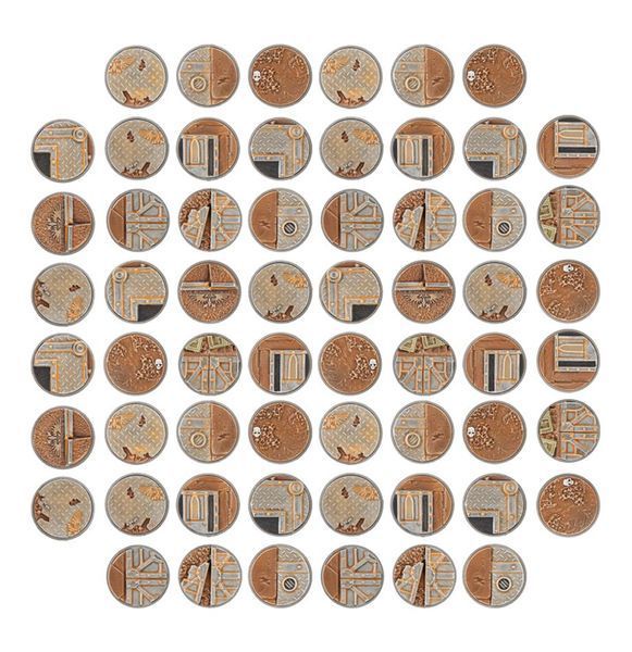 Набор подставок для миниатюр WARHAMMER 40000: SECTOR IMPERIALIS - 32MM ROUND BASES 99120199039 фото