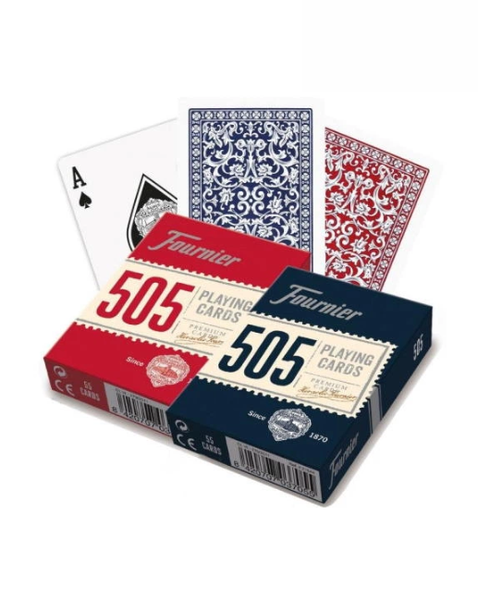 Карти гральні Fournier 505 Standard Index (red, blue) ВР_КИФ505 фото