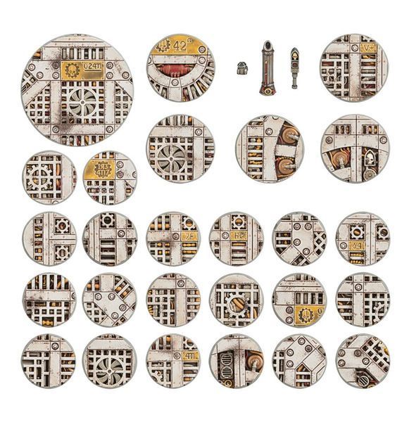 Набор подставок для миниатюр WARHAMMER 40000: SECTOR MECHANICUS - INDUSTRIAL BASES 99120199055 фото