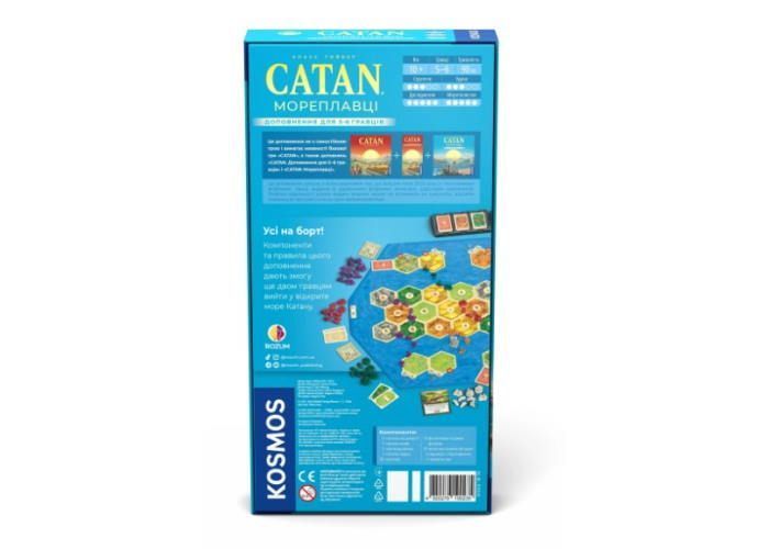 Дополнение до настольной игры Катан: Мореплаватели. для 5-6 игроков (украинская версия) R103UA фото