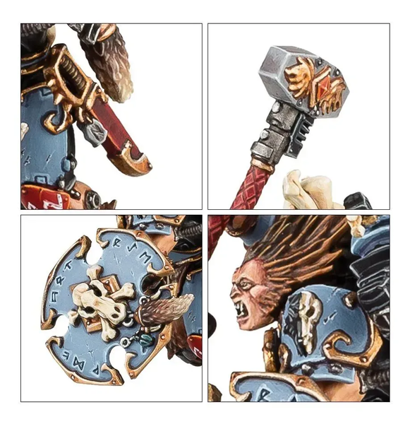 Набір мініатюр WARHAMMER 40000: SPACE WOLVES - WULFEN 99120101349 фото