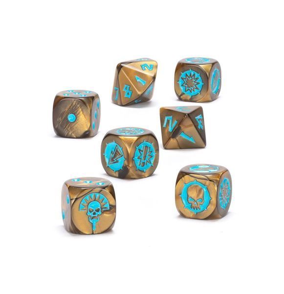Кубики для игры BLOOD BOWL: TOMB KINGS TEAM DICE SET 99220917001 фото