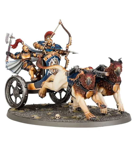 Мініатюра AGE OF SIGMAR: STORMCAST ETERNALS - STORMSTRIKE CHARIOT 99120218051 фото
