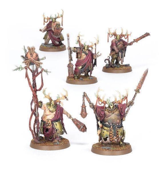 Набор миниатюр MAGGOTKIN OF NURGLE: PUTRID BLIGHTKINGS 99120201210 фото