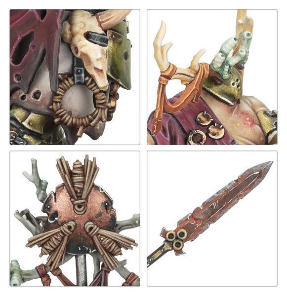 Набор миниатюр MAGGOTKIN OF NURGLE: PUTRID BLIGHTKINGS 99120201210 фото