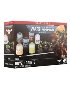 Набор фарб WARHAMMER 40000: ORKS + PAINTS ENG 52170103001 фото