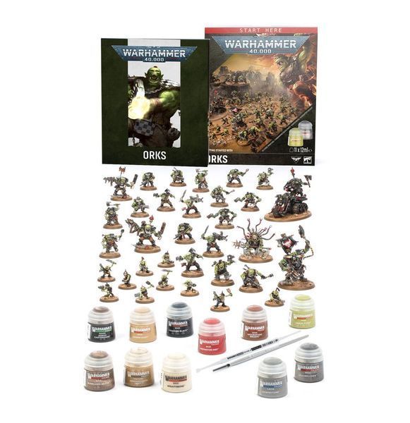 Стартовый набор WARHAMMER 40000: GETTING STARTED WITH ORKS (ENG) 60170103002 фото