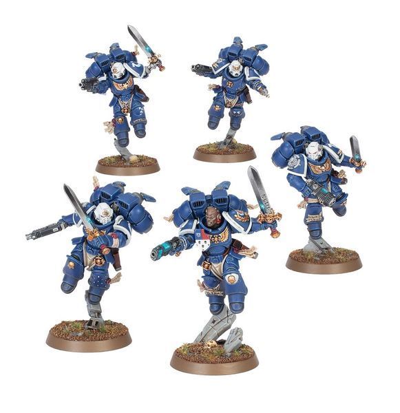 Набір мініатюр WARHAMMER 40,000: SPACE MARINES &mdash; VANGUARD VETERAN SQUAD WITH JUMP PACKS 99120101497 фото