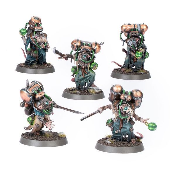 Набор миниатюр SKAVEN - ACOLYTE GLOBADIERS 99120206046 фото