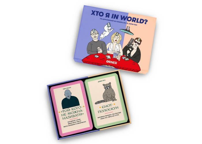 Настольная игра Кто я in world? 2618o фото