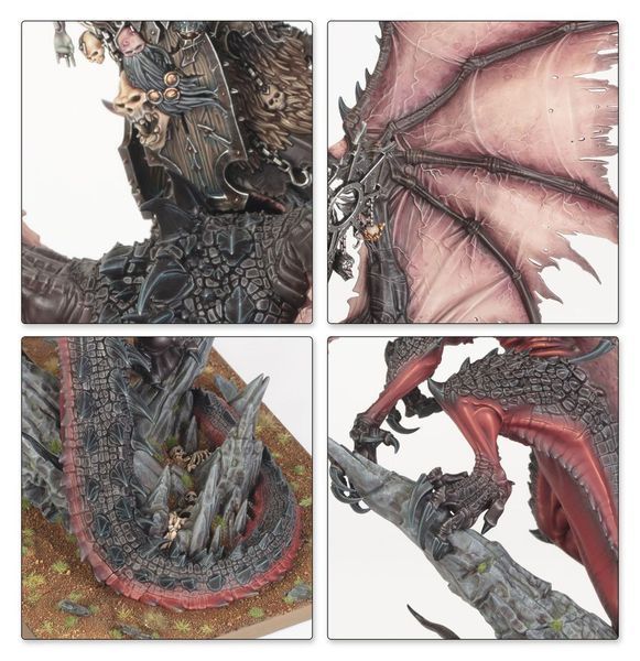Миниатюра THE OLD WORLD: WARRIORS OF CHAOS - LORD ON CHAOS DRAGON 99122701013 фото