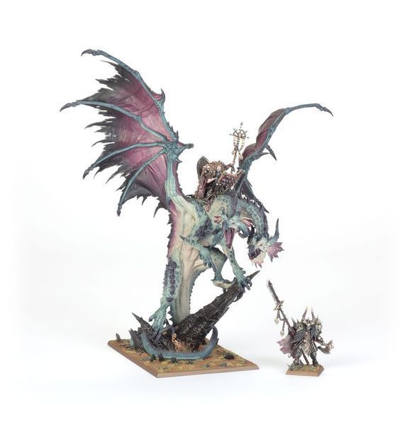 Миниатюра THE OLD WORLD: WARRIORS OF CHAOS - LORD ON CHAOS DRAGON 99122701013 фото