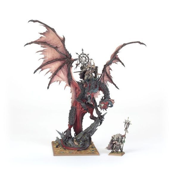 Миниатюра THE OLD WORLD: WARRIORS OF CHAOS - LORD ON CHAOS DRAGON 99122701013 фото