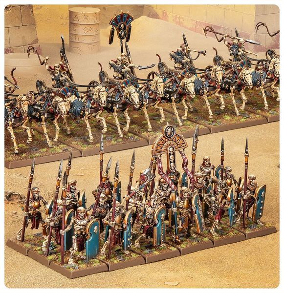 Набір мініатюр THE OLD WORLD: TOMB KINGS OF KHEMRI - HOST OF NEHEKHARA ARMY REINFORCEMENT SET 99122717012 фото