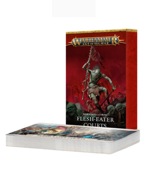 Карты AGE OF SIGMAR: WARSCROLL CARDS - FLESH-EATER COURTS (ENG) 60050207012 фото