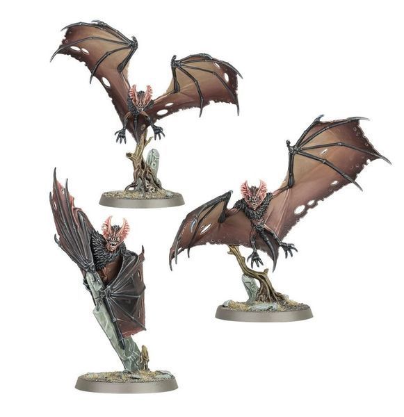 Набір мініатюр AGE OF SIGMAR: SOULBLIGHT GRAVELORDS - FELL BATS 99120207227 фото