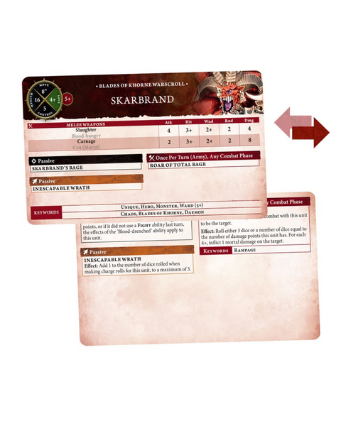 Карти WARSCROLL CARDS: BLADES OF KHORNE (ENG) 60050201013 фото