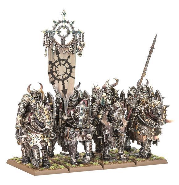 Набор миниатюр THE OLD WORLD: WARRIORS OF CHAOS: BATTLE MARCH ARMY 99122701017 фото