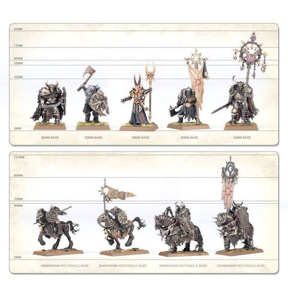 Набор миниатюр THE OLD WORLD: WARRIORS OF CHAOS: BATTLE MARCH ARMY 99122701017 фото