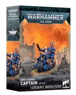 Мініатюра WARHAMMER 40,000: SPACE MARINES &mdash; CAPTAIN ON BIKE 99120101499 фото