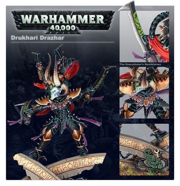 Набір мініатюр WARHAMMER 40000: DRUKHARI - DRAZHAR 99120112050 фото
