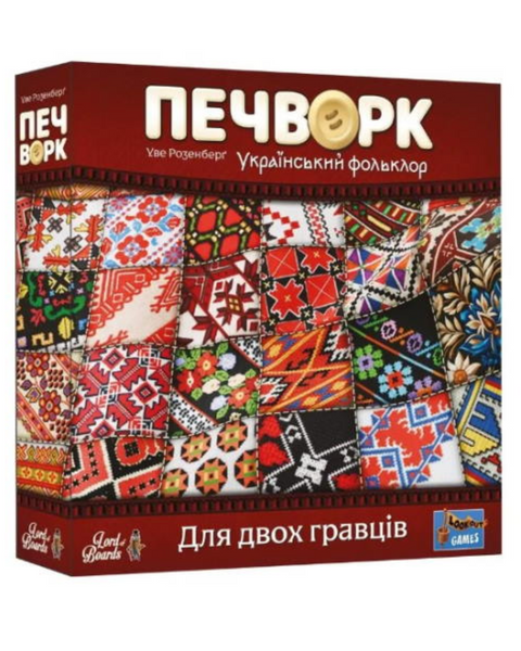 Настільна гра Печворк. Український фольклор (Patchwork) (українська версія) LOB2412UA фото Настільна гра Печворк. Український фольклор (Patchwork) (українська версія) LOB2412UA фото