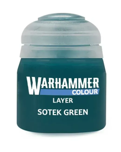 Краска CITADEL: LAYER - SOTEK GREEN 12ML ROW X6 9918995131706 фото