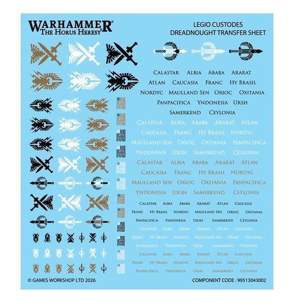 Набір мініатюр HORUS HERESY: LEGIO CUSTODES - BATTLE GROUP 99123043001 фото