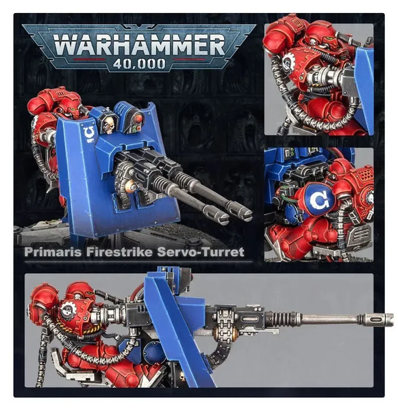 Набір мініатюр WARHAMMER 40000: SPACE MARINES - FIRESTRIKE SERVO-TURRET 99120101272 фото