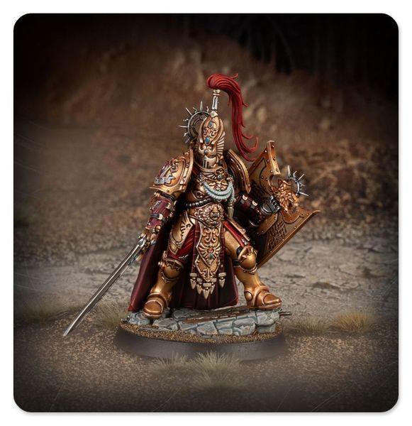 Миниатюра HORUS HERESY: LEGIO CUSTODES - SHIELD CAPTAIN 99123043004 фото