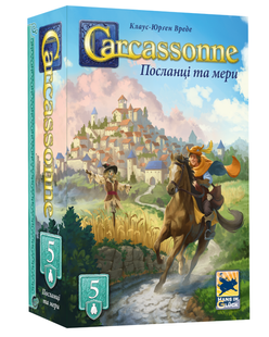 Доповнення до настільної гри Carcassonne №5 - Посланці та мери (українська версія) FI25070 фото