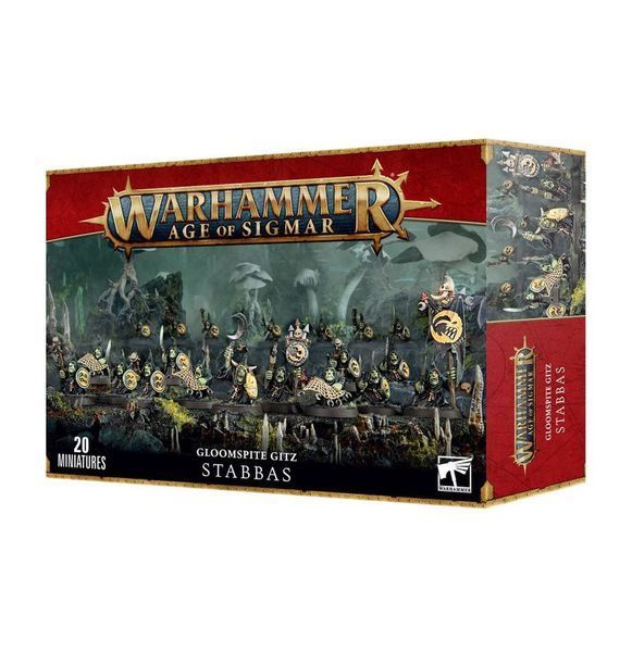 Набір мініатюр AGE OF SIGMAR: GLOOMSPITE GITZ - STABBAS 99120209095 фото Набір мініатюр AGE OF SIGMAR: GLOOMSPITE GITZ - STABBAS 99120209095 фото